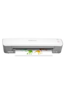 Plastificadora Fellowes Ion A3/ hasta A3 y 125 Micras/ Blanca y Gris