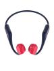 Auriculares Inalámbricos Deportivos de Conducción Ósea Leotec Osea Kuri/ con Micrófono/ Bluetooth/ Azules y Rojos