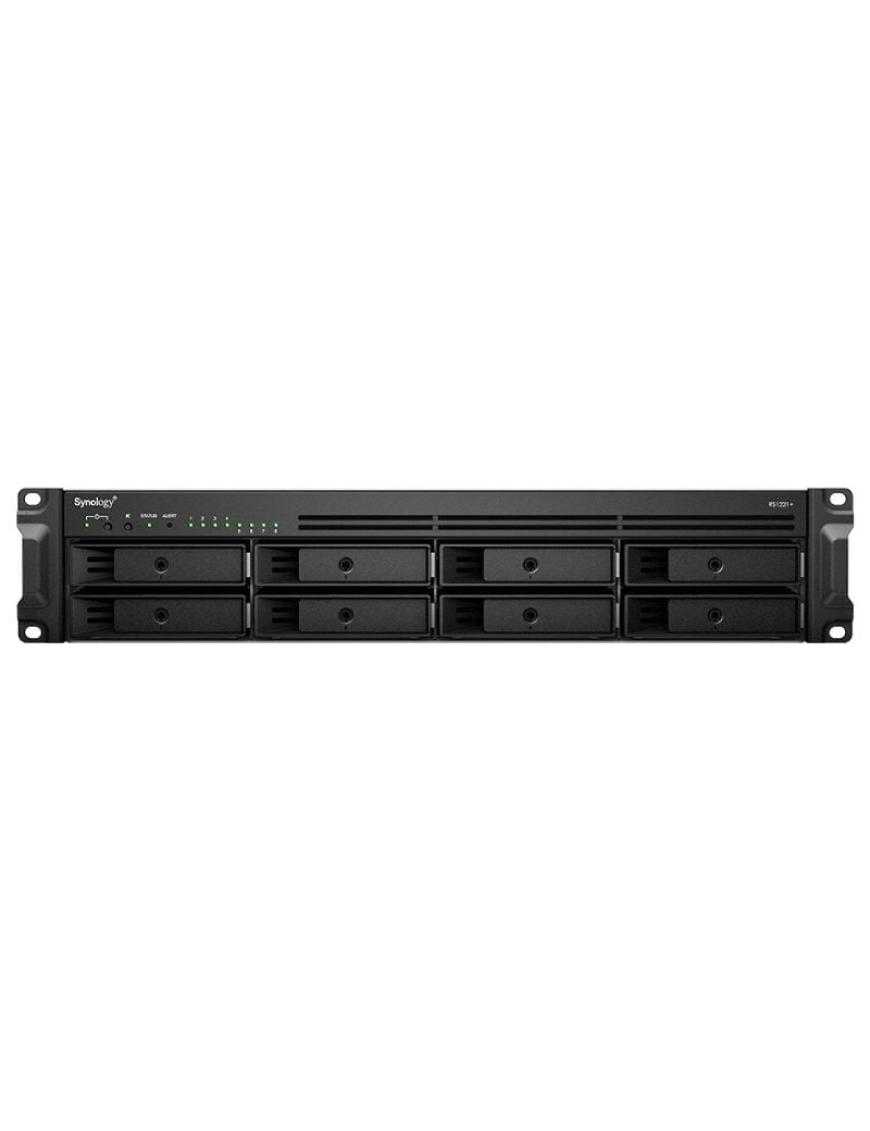 NAS Synology Diskstation RS1221RP+/ 8 Bahías 3.5'- 2.5'/ 4GB DDR4/ Formato 2U