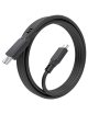 Cable USB 3.2 Tipo-C Aisens A107-0874 20GBPS 5A 100W/ USB Tipo-C Macho - USB Tipo-C Macho/ Hasta 100W/ 2m/ Gris