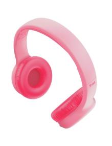 Auriculares Infantiles Inalámbricos Trust Nouna Kids/ con Micrófono/ Rosas