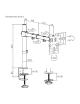 Soporte para Monitor Aisens DT32TSR-277/ hasta 10kg