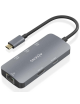 Docking USB Tipo-C Aisens ASUC-6P019-GR/ 1xHDMI/ 3xUSB/ 1xRJ45/ 1xUSB Tipo-C PD/ Gris