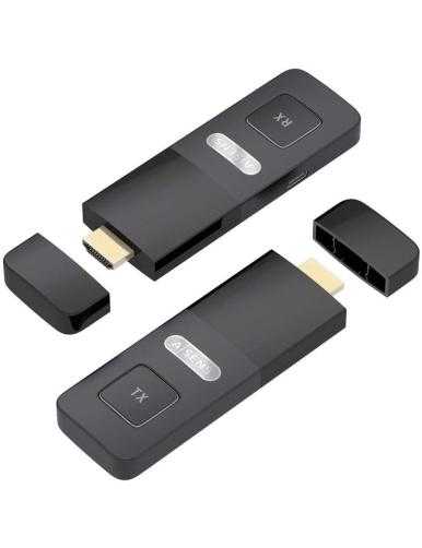 Adaptador de vídeo inalámbrico HDMI a HDMI Aisens ASWL-H2K30M001-BK