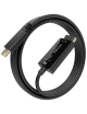 Cable Conversor Aisens A109-0879/ USB Tipo-C Macho - DisplayPort Macho/ 1.8m/ Negro