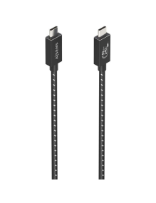 Cable USB 4.0 Tipo-C Aisens A156-0868/ USB Tipo-C Macho - USB Tipo-C Macho/ Hasta 240W/ 40Gbps/ 1.5m/ Gris