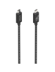 Cable USB 4.0 Tipo-C Aisens A156-0868/ USB Tipo-C Macho - USB Tipo-C Macho/ Hasta 240W/ 40Gbps/ 1.5m/ Gris