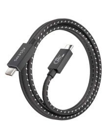 Cable USB 4.0 Tipo-C Aisens A156-0868/ USB Tipo-C Macho - USB Tipo-C Macho/ Hasta 240W/ 40Gbps/ 1.5m/ Gris