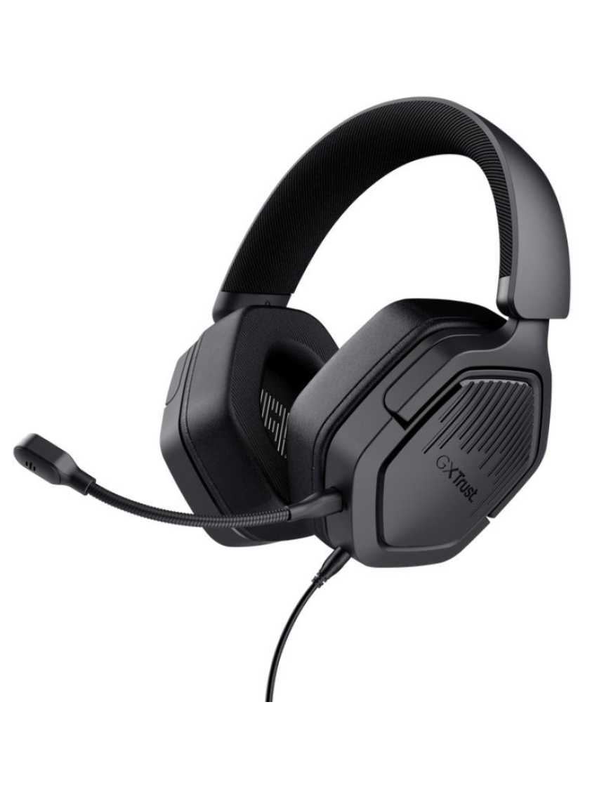 Auriculares Gaming con Micrófono Trust Gaming GXT 492 Carus/ Jack 3.5/ Negros