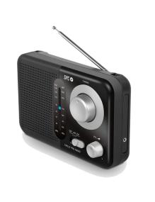 Radio Portátil SPC Valdi/ Negra