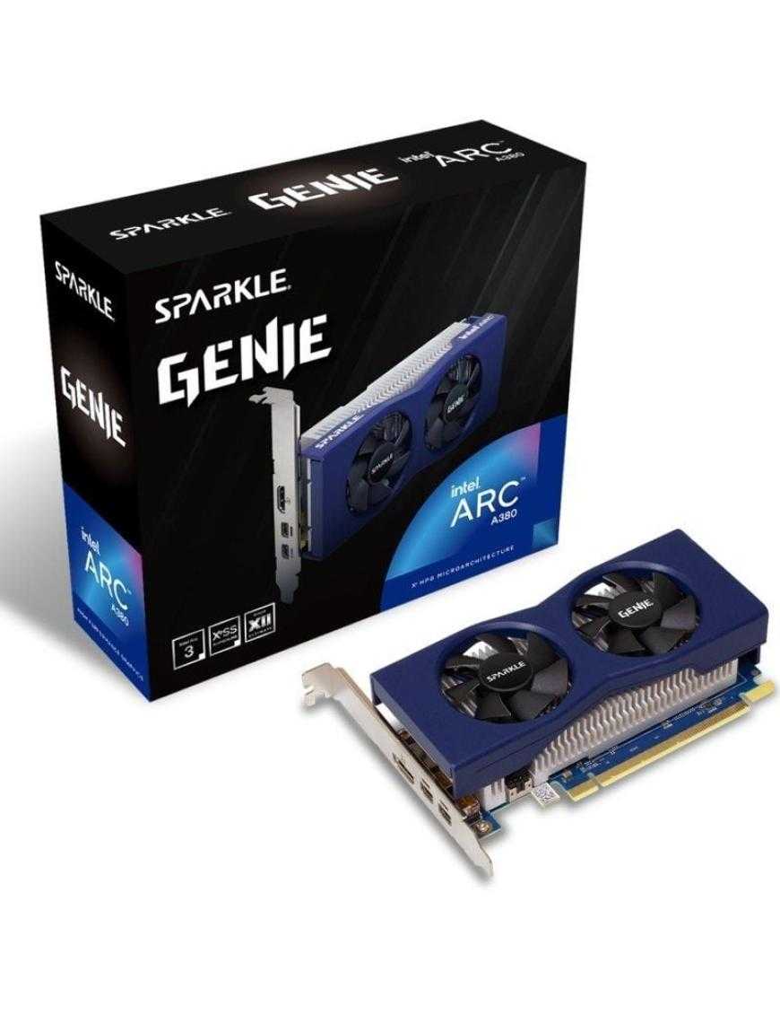 Tarjeta Gráfica Sparkle Intel Arc A380 GENIE/ 6GB GDDR6