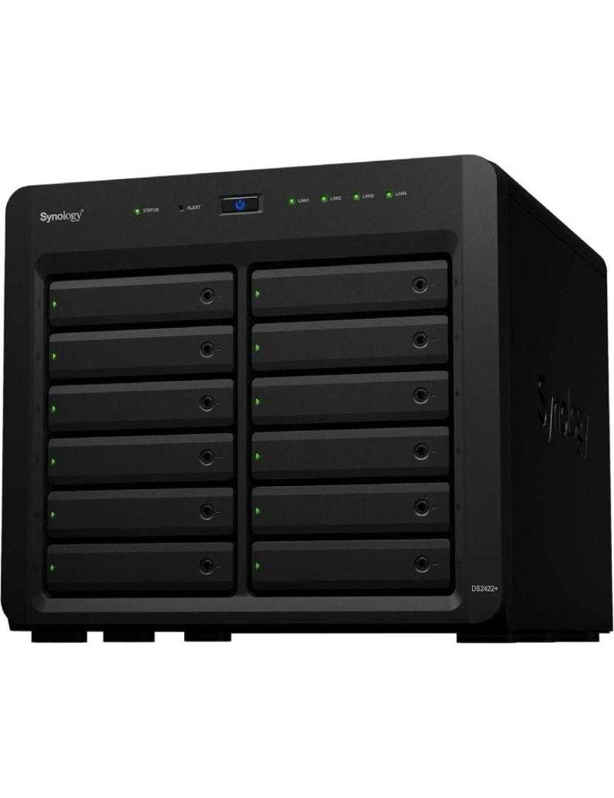 NAS Synology Diskstation DS2422+/ 12 Bahías 3.5'- 2.5'/ 4GB DDR4/ Formato Torre