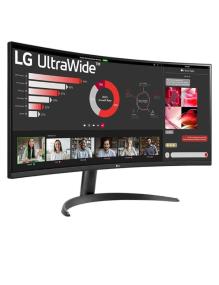 Monitor Profesional Ultrapanorámico Curvo LG 34WR50QK-B 34'/ WQHD/ Negro