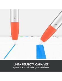 Lápiz Inalámbrico Logitech Crayon para iPad/ Naranja