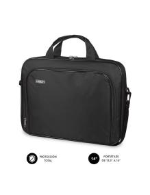 Maletín Subblim Oxford para Portátiles hasta 14'/ Negro