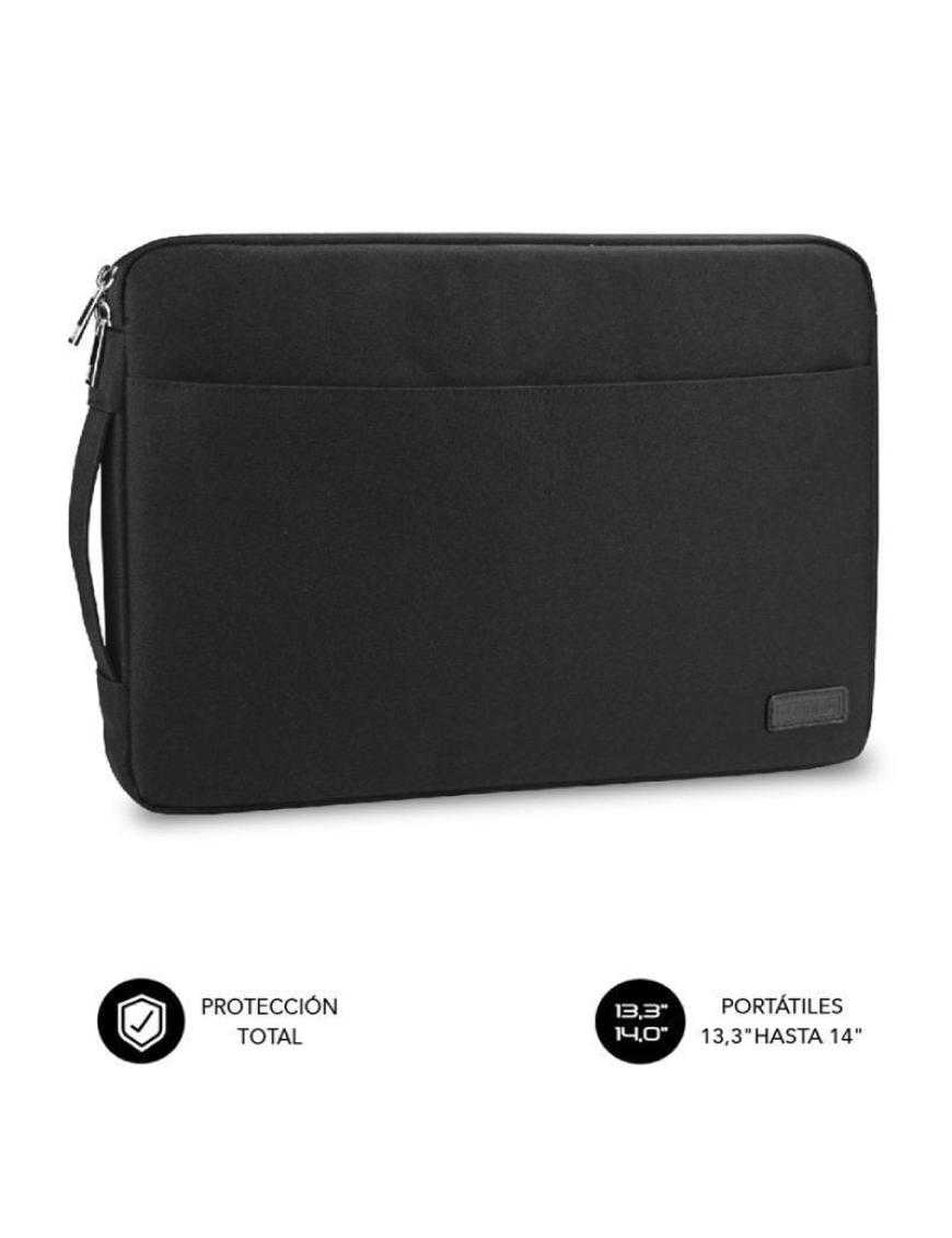 Funda Subblim Urban Laptop Sleeve para Portátiles hasta 14'/ Negra