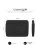 Funda Subblim Urban Laptop Sleeve para Portátiles hasta 15.6'/ Negra