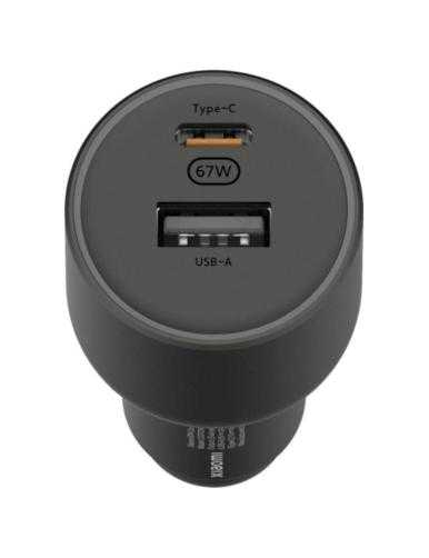 Cargador de Coche Xiaomi 67W USB-A Tipo-C/ 1xUSB-A/ 1xUSB Tipo-C/ 2A/ 6A