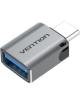 Adaptador USB 3.0 Vention CDQH0/ USB Tipo-C Macho - USB Hembra