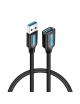 Cable Alargador USB 3.0 Vention CBHBH/ USB Macho - USB Hembra/ 5Gbps/ 2m/ Negro