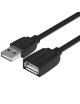 Cable Alargador USB 2.0 Vention VAS-A44-B100/ USB Macho - USB Hembra/ 1m/ Negro