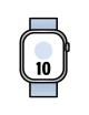 Apple Watch Series 10/ GPS/ 42mm/ Caja de Aluminio / Correa Loop Deportiva Azul Nube