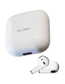 Auriculares Bluetooth Elbe ABTWS-003-B con estuche de carga/ Autonomía 5h/ Blancos