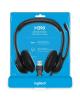 Auriculares Logitech H390/ con Micrófono/ USB/ Negros