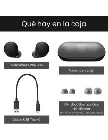 Auriculares Bluetooth Sony WF-C500 con estuche de carga/ Autonomía 5h/ Negros