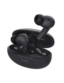 Auriculares Bluetooth Trust Yavi ENC con estuche de carga/ Negros