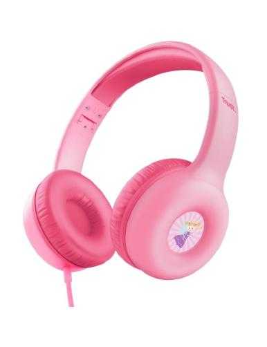 Auriculares Infantiles Trust Nouna Kids/ con Micrófono/ Rosas