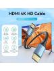 Cable HDMI 2.0 4K Vention ALHSI/ HDMI Macho - HDMI Macho/ 3m/ Azul