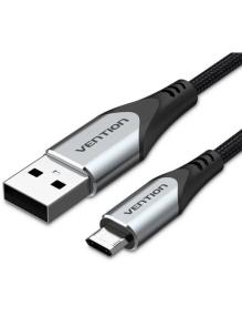 Cable USB 2.0 Vention COCHD/ USB Macho - MicroUSB Macho/ 480Mbps/ 50cm/ Negro