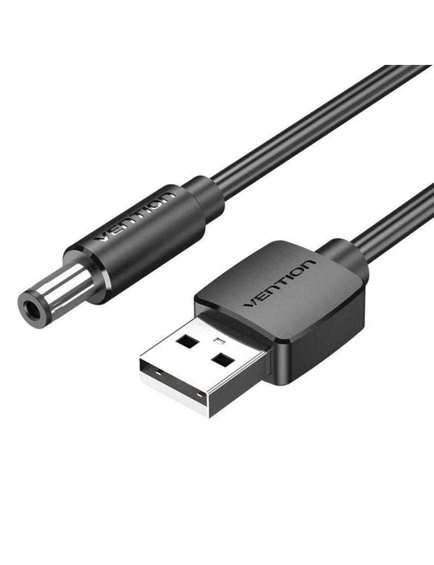 Cable Conversor USB Vention CEXBG/ USB Macho - DC 3.5mm Macho/ 1.5m/ Negro