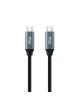 Cable USB 3.2 Tipo-C Nanocable 10.01.4303/ USB Tipo-C Macho - USB Tipo-C Macho/ 3m/ Gris y Negro