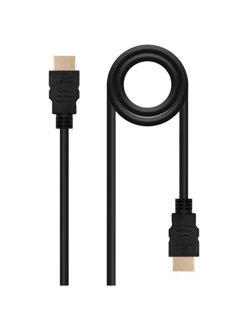 Cable HDMI 1.4 Nanocable 10.15.1705/ HDMI Macho - HDMI Macho/ 5m/ Negro