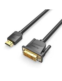 Cable Conversor Vention ABFBF/ DVI Macho - HDMI Macho/ 1m/ Negro