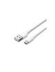 Cable USB 2.0 Vention CTIWF/ USB Macho - MicroUSB Macho/ Hasta 60W/ 480Mbps/ 1m/ Blanco