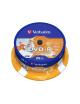 DVD-R Verbatim Imprimible 16X/ Tarrina-25uds