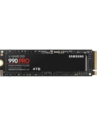 Disco SSD Samsung 990 PRO 4TB/ M.2 2280 PCIe 4.0/ Compatible con PS5 y PC/ Full Capacity