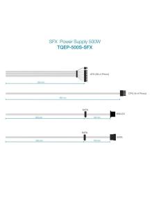 Fuente de Alimentación SFX TooQ TQEP-500S-SFX/ 500W/ Ventilador 8cm