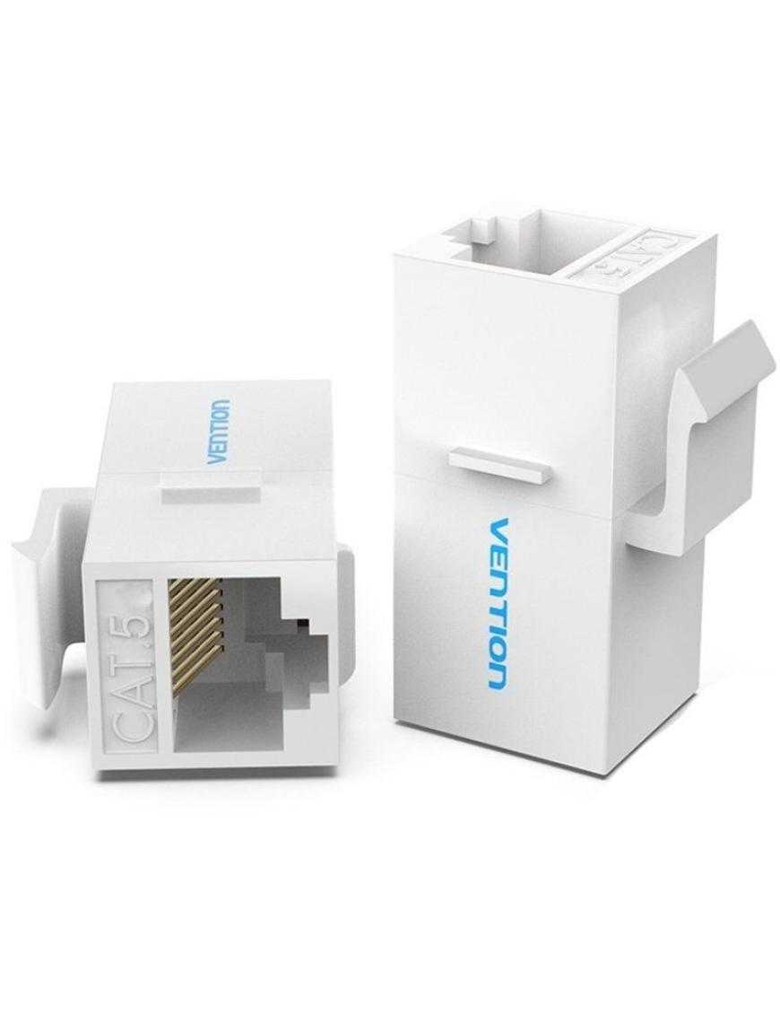 Adaptador Conector RJ45 VDD-B07-W Cat5 UTP/ RJ45 Hembra - RJ45 Hembra/ Blanco