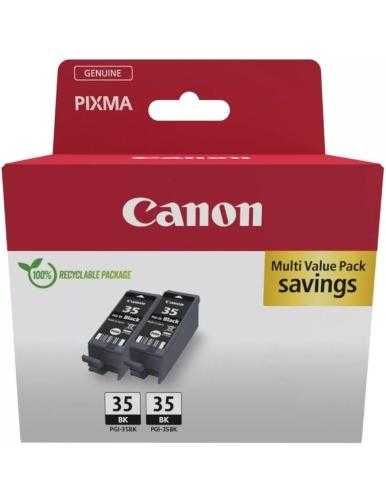 Cartucho de Tinta Original Canon PGI-35BK Multipack/ 2x Negro