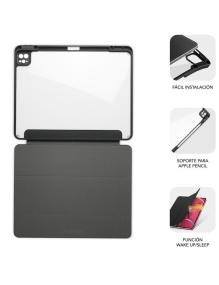 Funda Subblim Clear Shock Case para iPad Pro 11' 2024 M4/ Negra