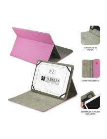 Funda Subblim Clever Stand para Tablets de 9'-10.1'/ Rosa