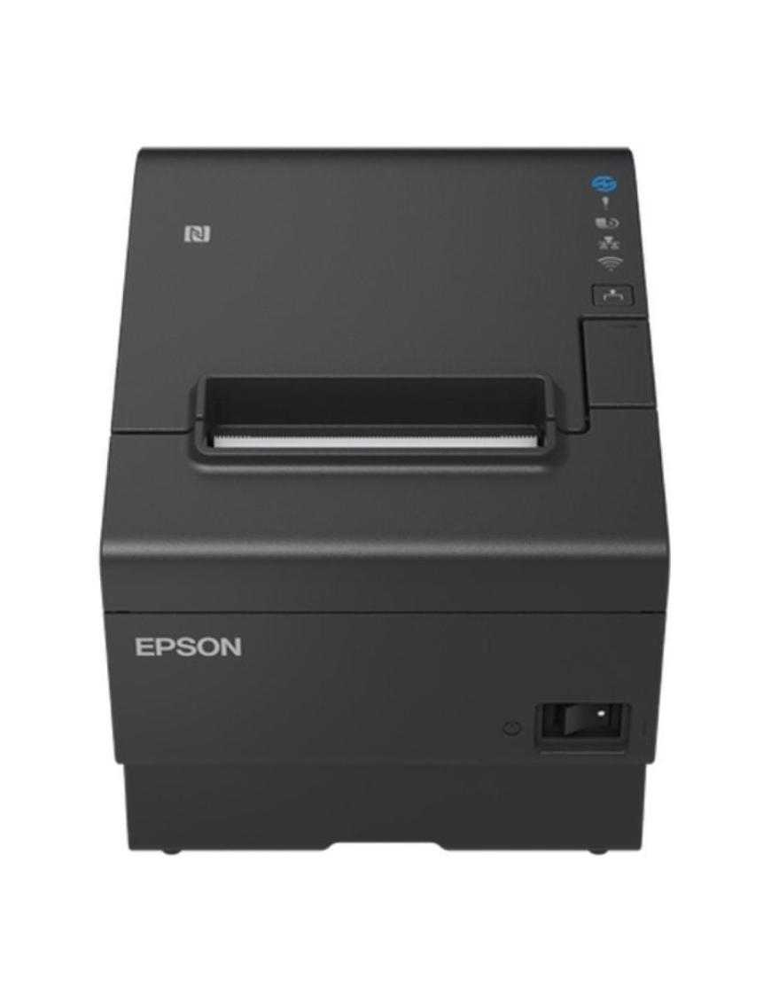 Impresora de Tickets Epson TM-T88 VII PS/ Térmica/ Ancho papel 80mm/ USB-Ethernet/ Negra