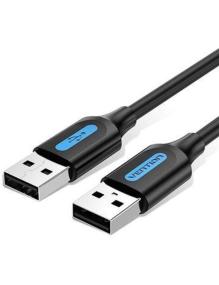 Cable USB 2.0 Vention COJBC/ USB Macho - USB Macho/ 480Mbps/ 25cm/ Negro