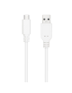 Cable USB 2.0 Nanocable 10.01.2100-W/ USB Tipo-C Macho - USB Macho/ 50cm/ Blanco