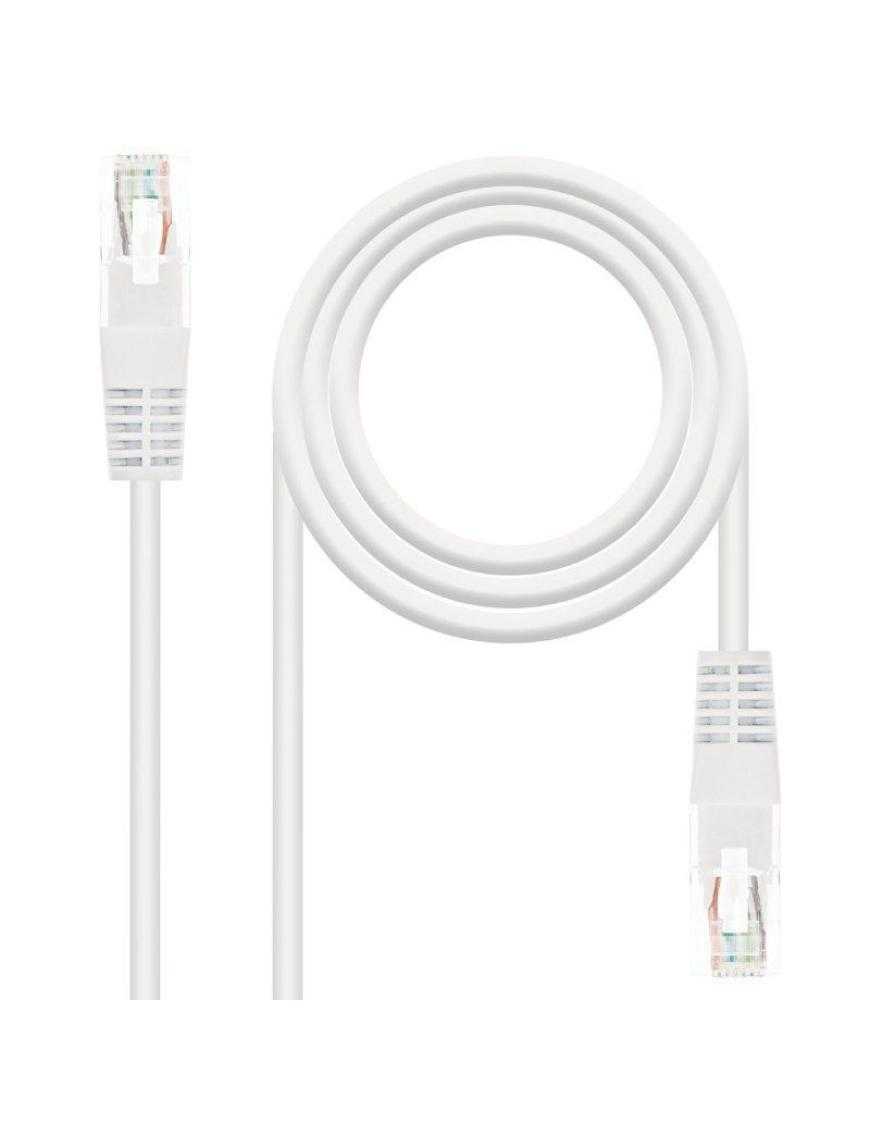 Cable de Red RJ45 UTP Nanocable 10.20.0400-L30 Cat.6/ 30cm/ Blanco