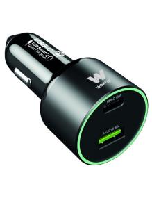 Cargador de Coche Woxter PE26-182/ 1xUSB Tipo-C/ 1xUSB/ 100W